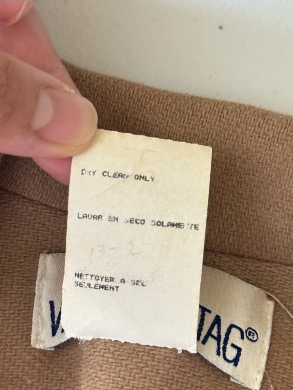 White Stag Wool Blazer Bundle Sz 14 Camel Dark Olive Plaid Jackets Lot 3 Office - Picture 14 of 14